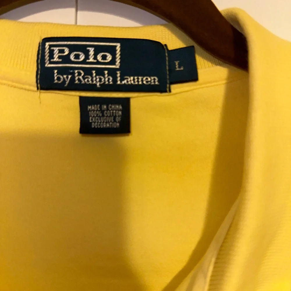 Ralph Lauren Men's Bright Yellow Polo Shirt